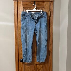 Abercrombie & Fitch Light Blue Boyfriend Jeans